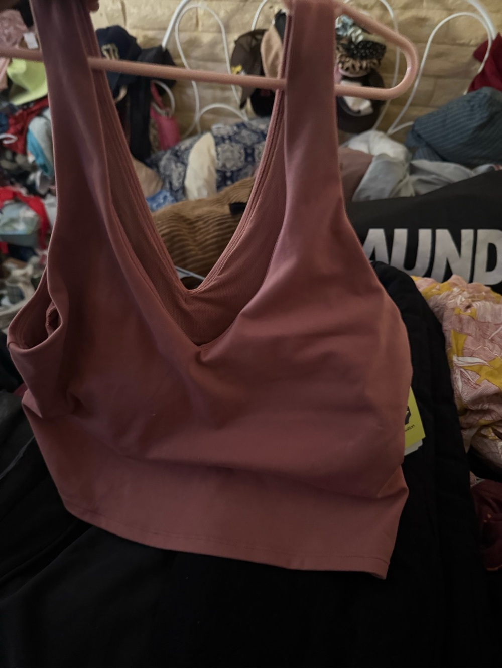 all in motion Mauve Sports Bra Tank Top